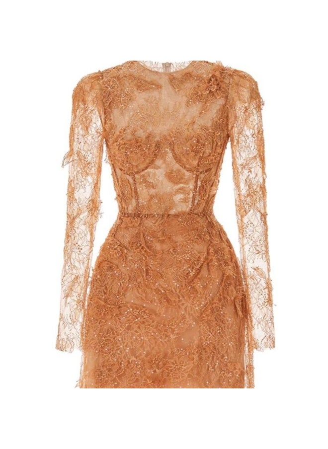 Loquat Unique Design Heavy-Duty Lace Dress  - Image 5