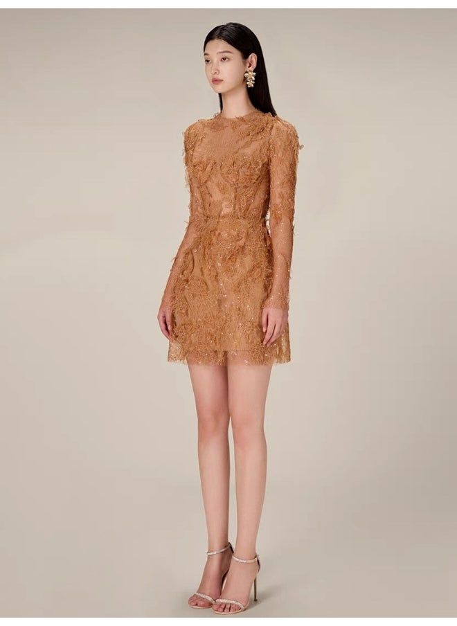 Loquat Unique Design Heavy-Duty Lace Dress  - Image 3