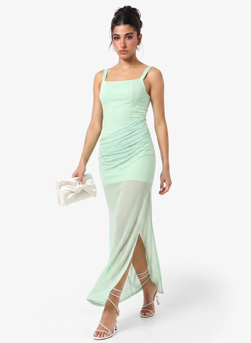 Ginger Off Shoulder Bodycon Dress
