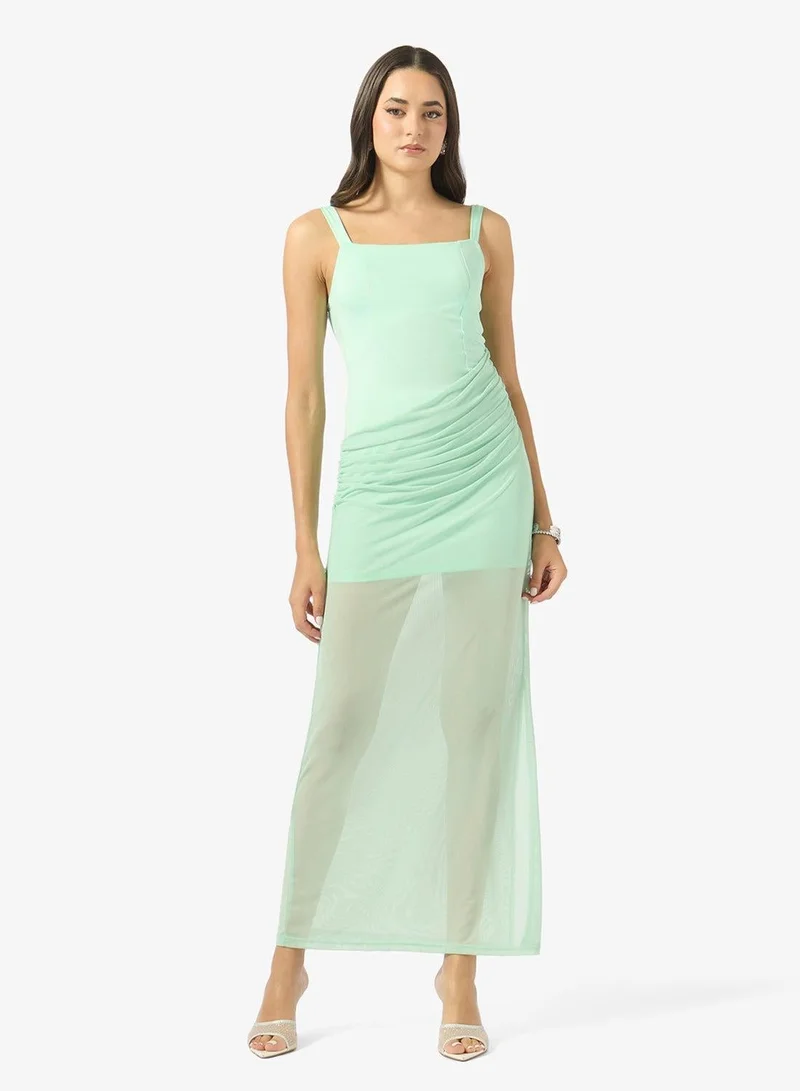 Ginger Off Shoulder Bodycon Dress