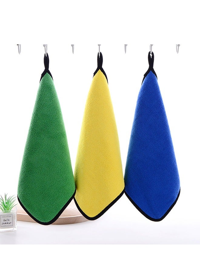 Pack Of 6 Car Drying Microfiber Towel Multicolour 30*40cm - Image 2
