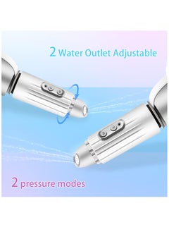 XiuWoo Portable IPX7 Waterproof USB Rechargeable Electric Bidet, Premium Travel Shatta, Handheld Sprayer for Personal Hygiene with 2 Speed ​​Automatic Irrigator, Water Bottle, 2 Water Outlet Adjustable  - Image 3