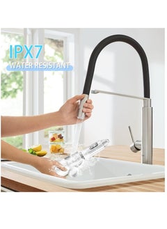 XiuWoo Portable IPX7 Waterproof USB Rechargeable Electric Bidet, Premium Travel Shatta, Handheld Sprayer for Personal Hygiene with 2 Speed ​​Automatic Irrigator, Water Bottle, 2 Water Outlet Adjustable  - Image 5