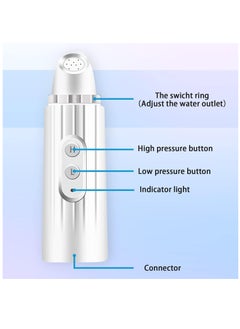 XiuWoo Portable IPX7 Waterproof USB Rechargeable Electric Bidet, Premium Travel Shatta, Handheld Sprayer for Personal Hygiene with 2 Speed ​​Automatic Irrigator, Water Bottle, 2 Water Outlet Adjustable  - Image 2