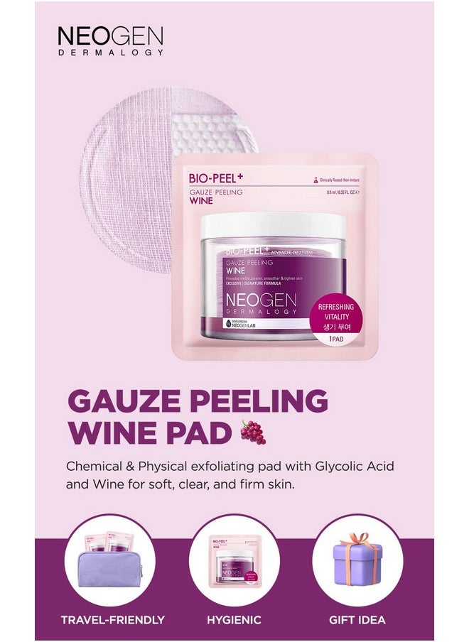 DERMALOGY by NEOGENLAB Biopeel Gauze Peeling Pads (Wine 8 Pcs)  - Image 2