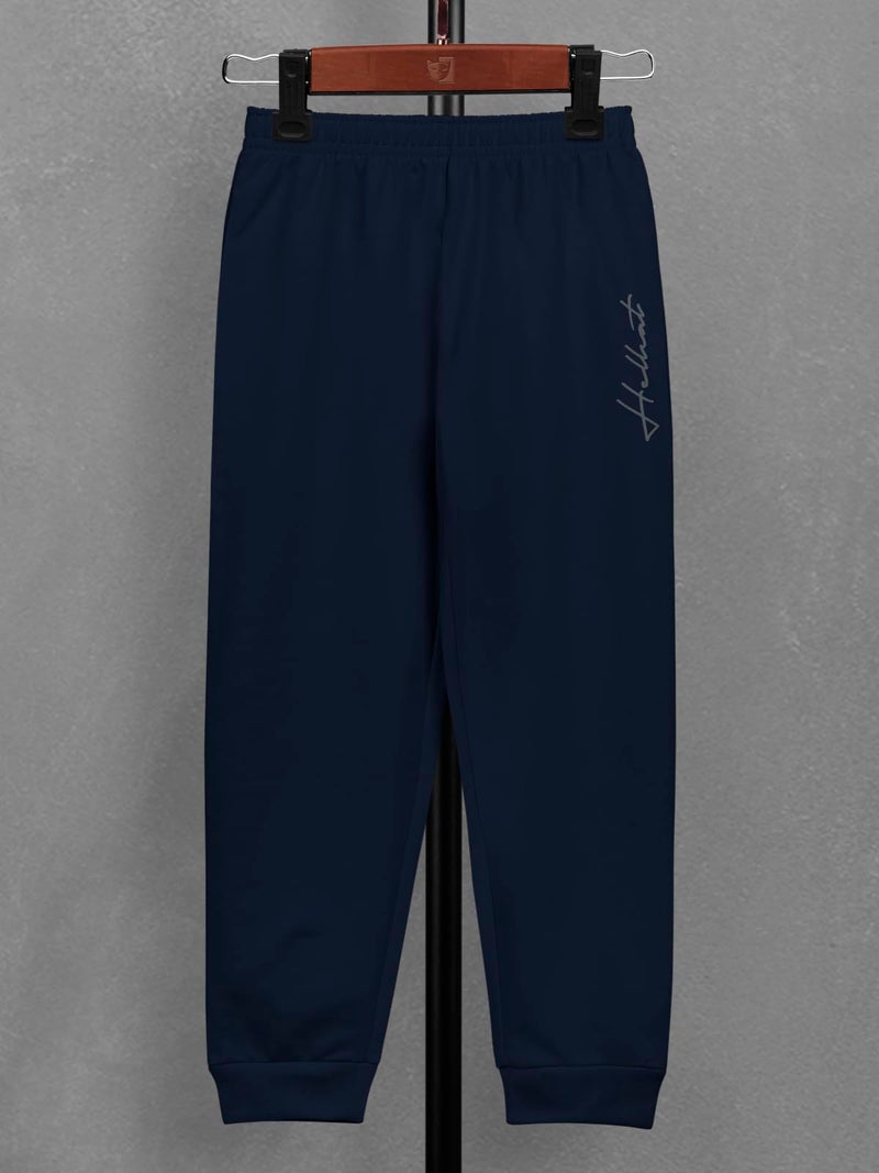 HELLCAT Trendy Printed Cotton Blend Hoodie T-Shirt Jogger Trackpant Clothing Set for Boys - Pack of 1 / Navy Blue / 5-6 Years - Image 5