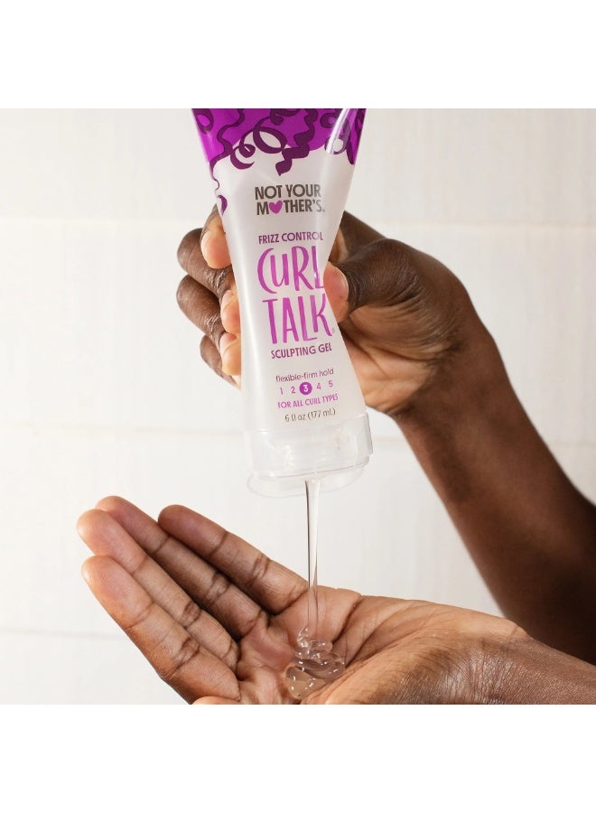 Not Your Mother's Curl Talk Sculpting Gel 6 Ounce Frizz Control (177ml) - Image 3