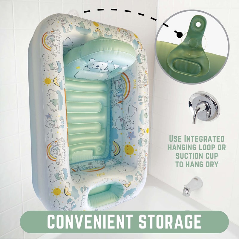 ginsey Disney Winnie The Pooh Up In The Sky Inflatable Tub - Image 5