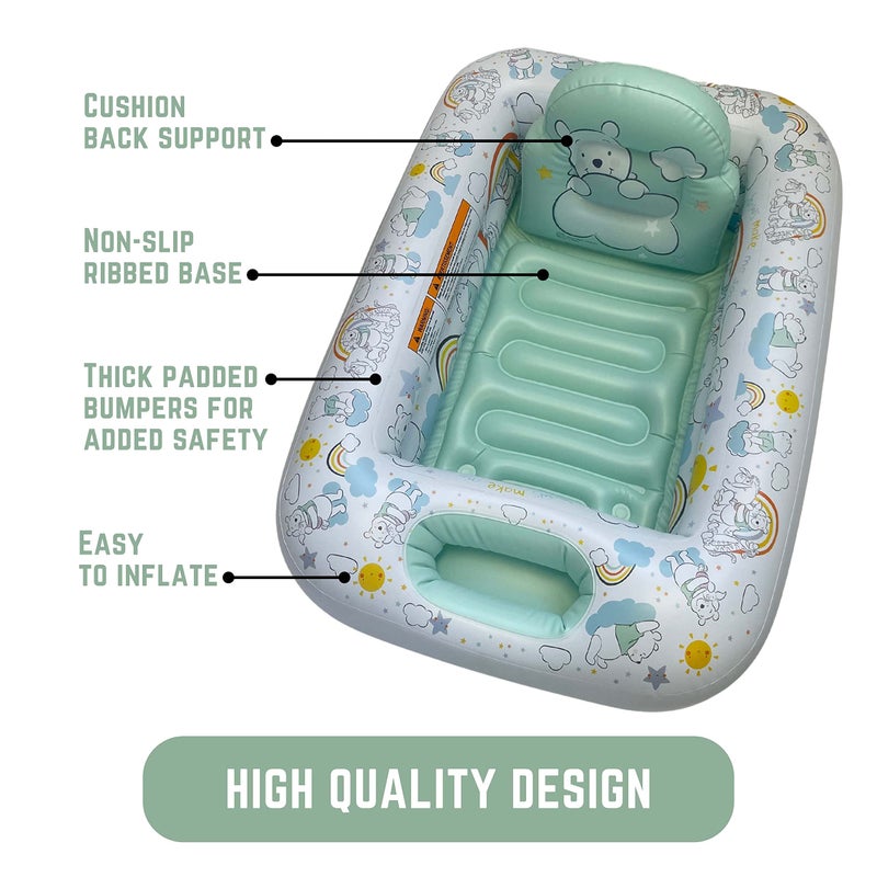 ginsey Disney Winnie The Pooh Up In The Sky Inflatable Tub - Image 2