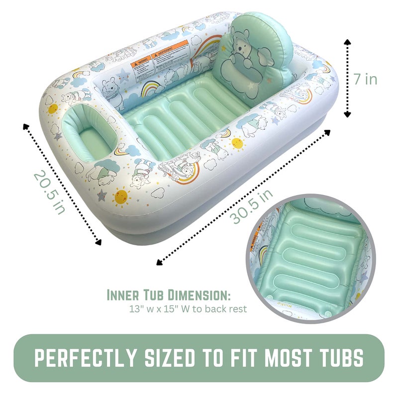 ginsey Disney Winnie The Pooh Up In The Sky Inflatable Tub - Image 4