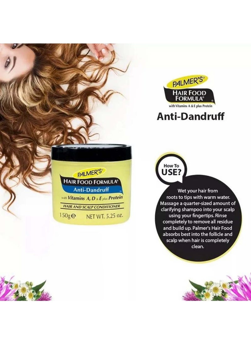 PALMER'S - Hair Food Formula Antidandruff Hair Cream 150 G - Image 1