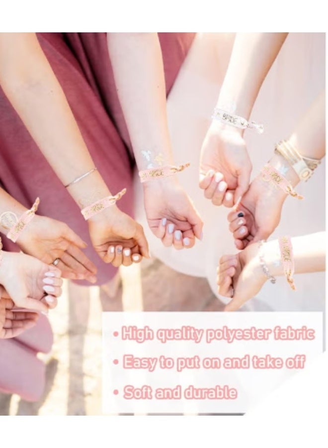 Bachelorette Party Decorations Kit,Bride To Be Sash And Veil White Set,Rose Gold Bride to Be Pink Decorations Kit,Bridal Shower Supplies Includes Bridal Sash,Rhinestone Tiara,White Veil, Sticker - Image 4