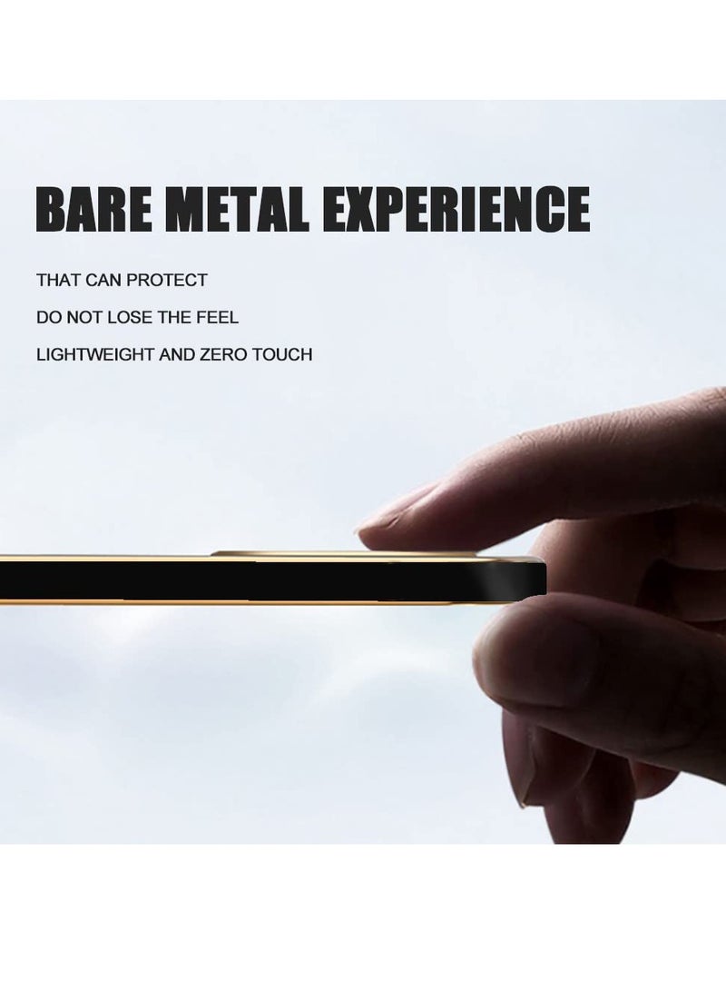 VIVO V25 5G Black Mobile Phone Case Cover, Luxury Plating Soft Back Cover, Raised Full Camera Protection - Image 5