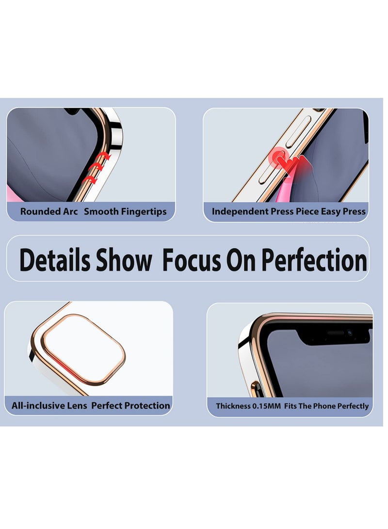 VIVO V25 5G Black Mobile Phone Case Cover, Luxury Plating Soft Back Cover, Raised Full Camera Protection - Image 3