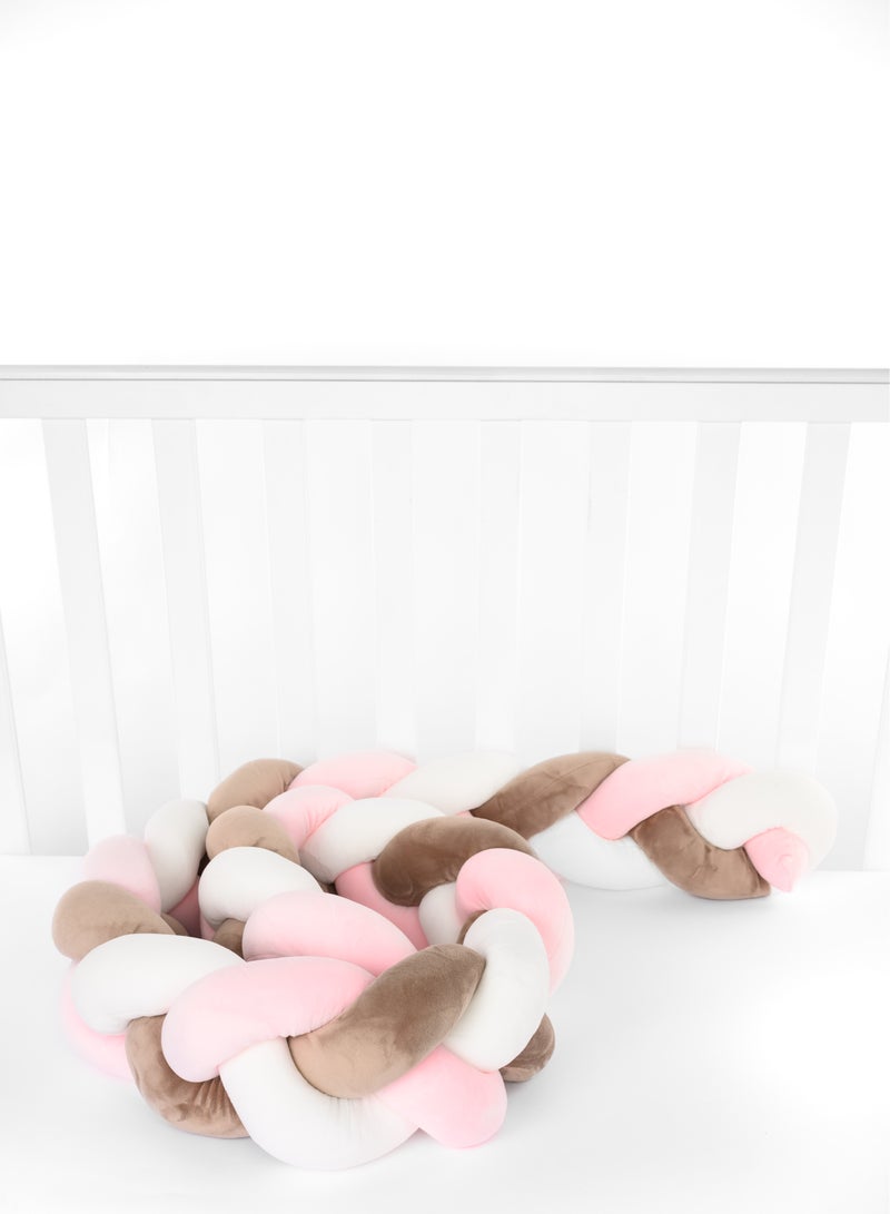 elphybaby Children's Bed Anti-Collision Barrier with Knot Design  - Image 4