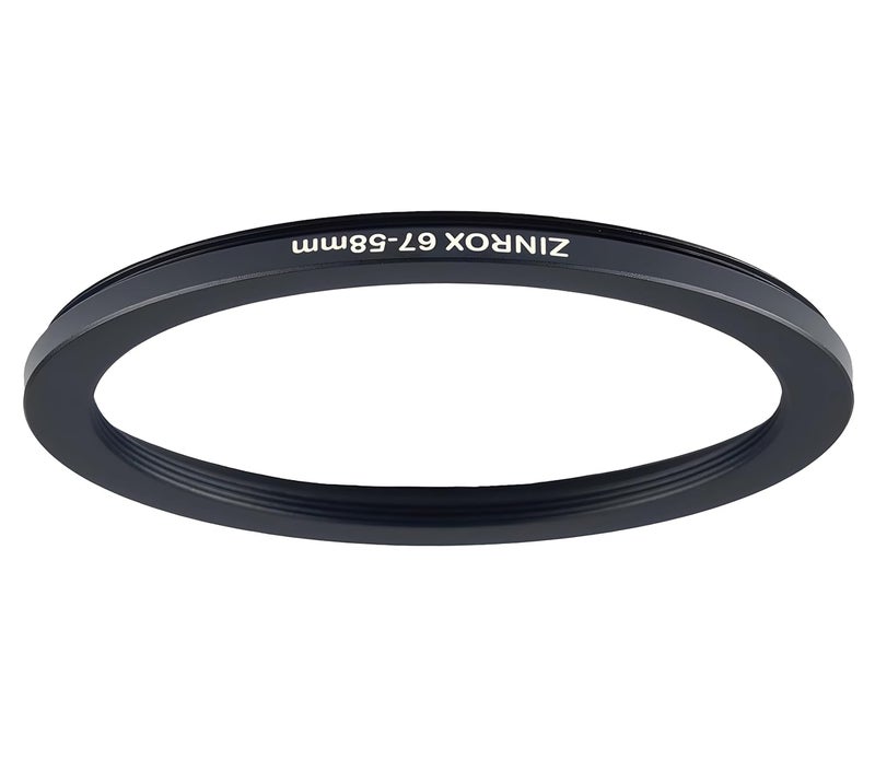 ZINROX® 67-58mm Step Down Lens Filter Adapter Ring Set of 1 Piece Size 67mm to 58mm Stepping Ring Adapter - Image 3