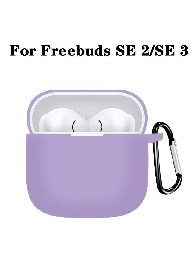 ماركة غير محددة غطاء حماية من السيليكون لسماعات الأذن HUAWEI Freebuds SE 2/SE 3 باللون الأرجواني  - Image 1