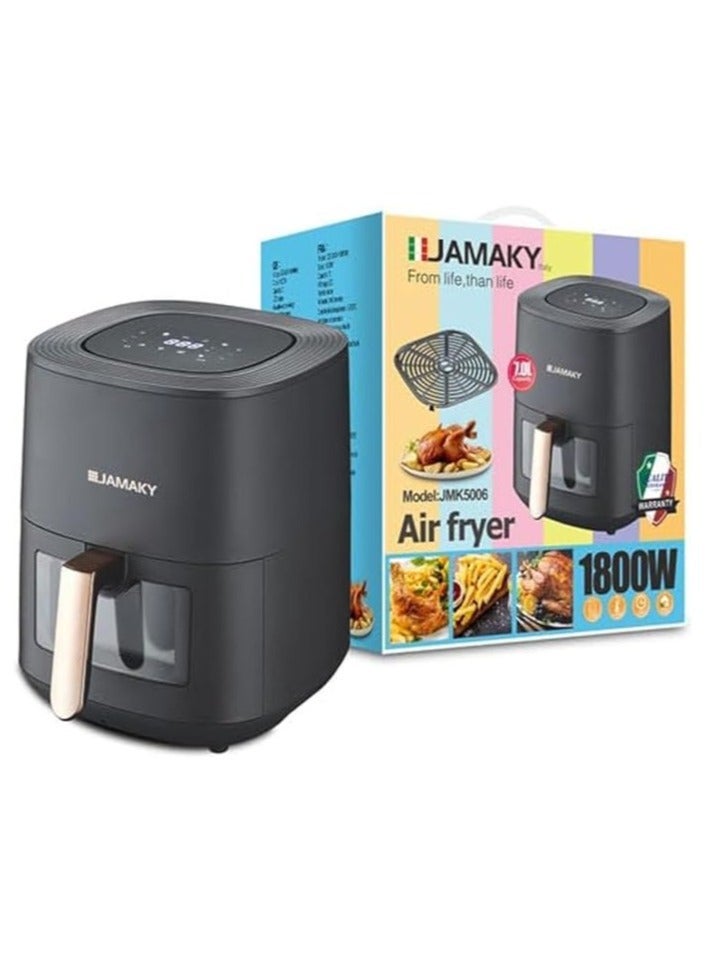Jamaki JMK 5006 Digital Air Fryer 1800W - 7L.