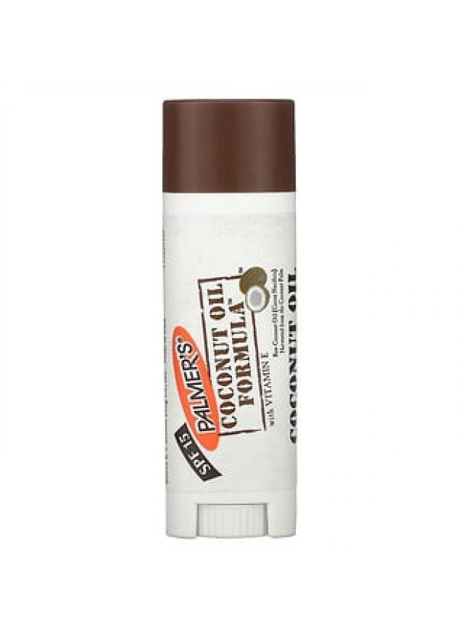 PALMER'S بلسم الشفاه بزيت جوز الهند من بالمرز عامل حماية من الشمس SPF 15 4 جم 0.15 أونصة - Image 1