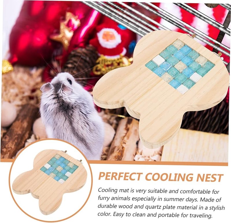 وسادة تبريد للحيوانات الصغيرة للهامستر وخنازير غينيا، حصيرة استرخاء آمنة للقفص - Image 5