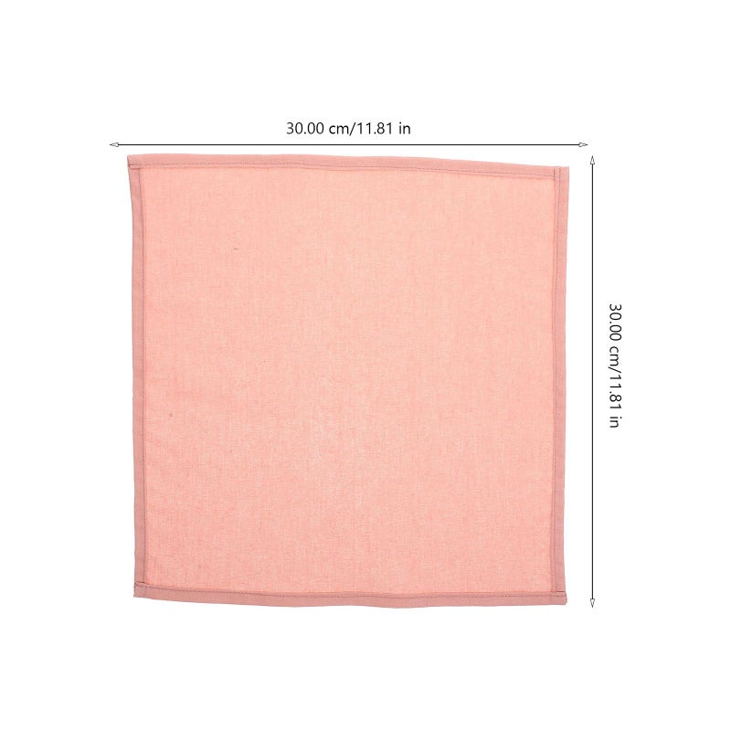 Cotton Linen Hand Towels 2 Pack Thickened Absorbent Washcloths For Bathroom And Travel - Image 3