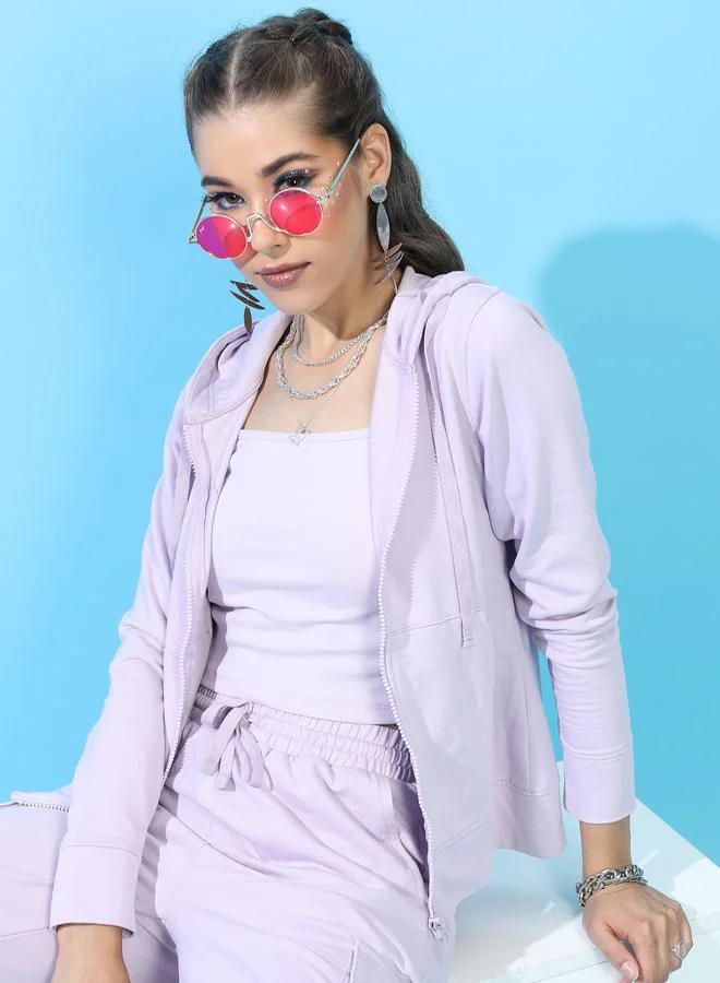 طوكيو توكيز Regular Fit Zip Up Hoodie by Styli