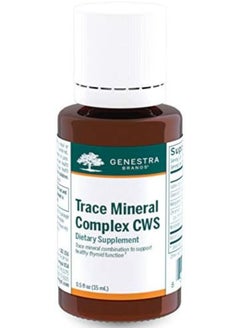 Genestra Brands Genestra Brands - Trace Mineral Complex CWS - Supports Thyroid Function and Helps Protect Against Oxidative Stress - 0.5 fl. oz.  - Image 1