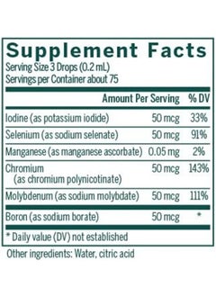 Genestra Brands Genestra Brands - Trace Mineral Complex CWS - Supports Thyroid Function and Helps Protect Against Oxidative Stress - 0.5 fl. oz.  - Image 2