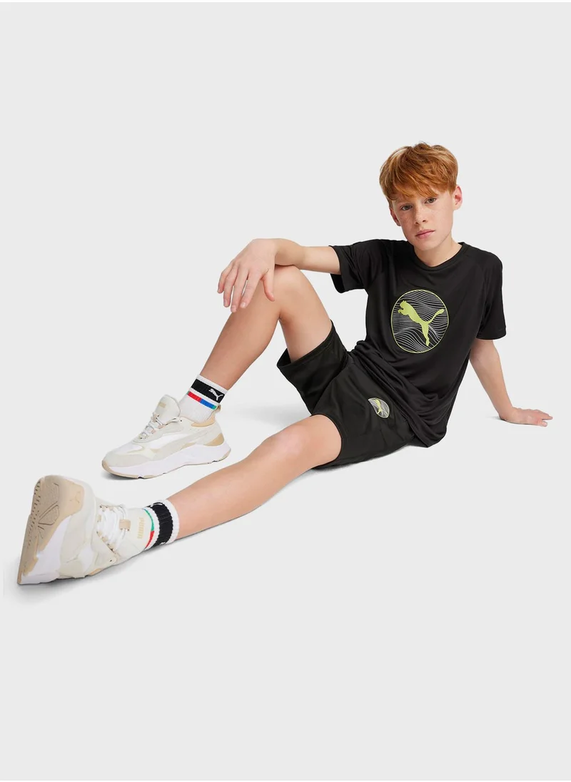 PUMA Kids Active Sports Graphic T-Shirt