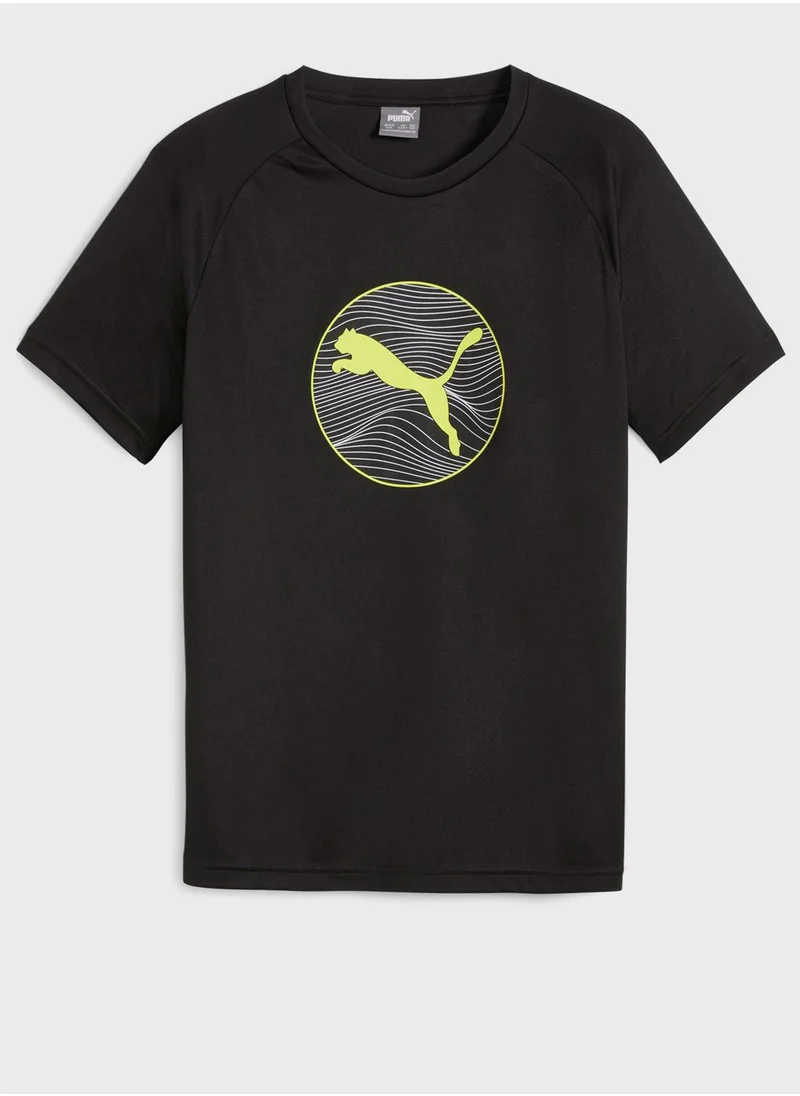 PUMA Kids Active Sports Graphic T-Shirt