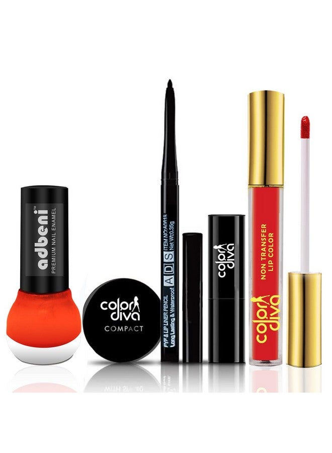 adbeni Make Up Kit For Women, Natural Tone Combo (Pack Of 5) - Image 1