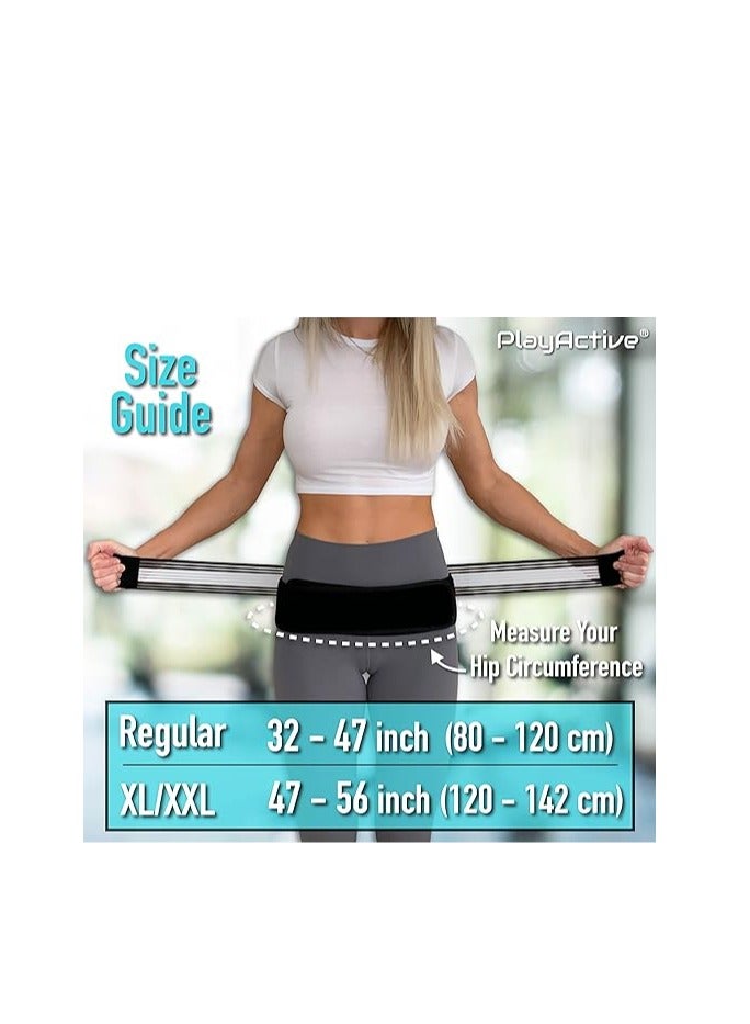 العجزية الحرقفية سي الورك تحت قوس دعم الرجال والنساء الورك ألم الحوض حزام الجر حزام عرق النسا الحوض القطني تخفيف الألم - Image 2