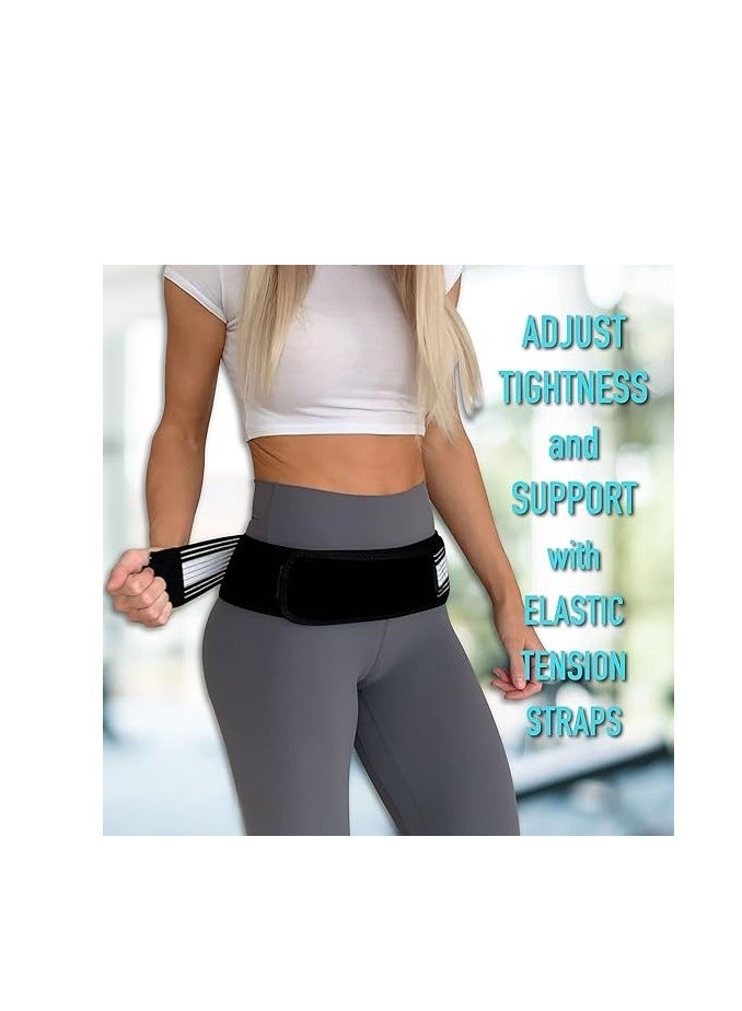 العجزية الحرقفية سي الورك تحت قوس دعم الرجال والنساء الورك ألم الحوض حزام الجر حزام عرق النسا الحوض القطني تخفيف الألم - Image 3