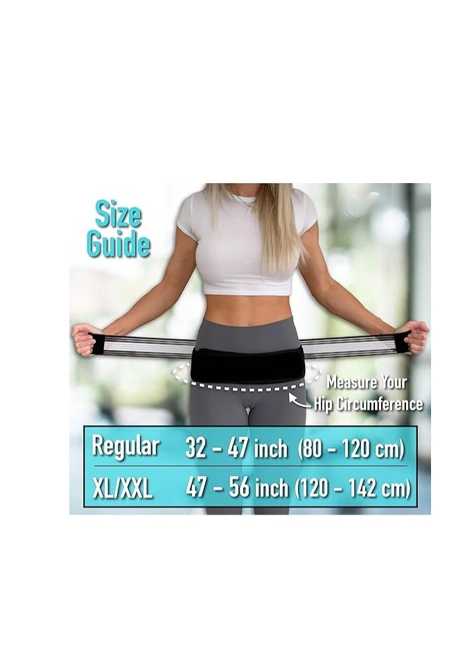 العجزية الحرقفية سي الورك تحت قوس دعم الرجال والنساء الورك ألم الحوض حزام الجر حزام عرق النسا الحوض القطني تخفيف الألم - Image 4