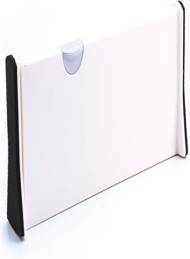 RASOFAB Zwerlin Good Grips Expandable Dresser Drawer Divider, Plastic Adjustable and Expandable Drawer Organizer - Image 1