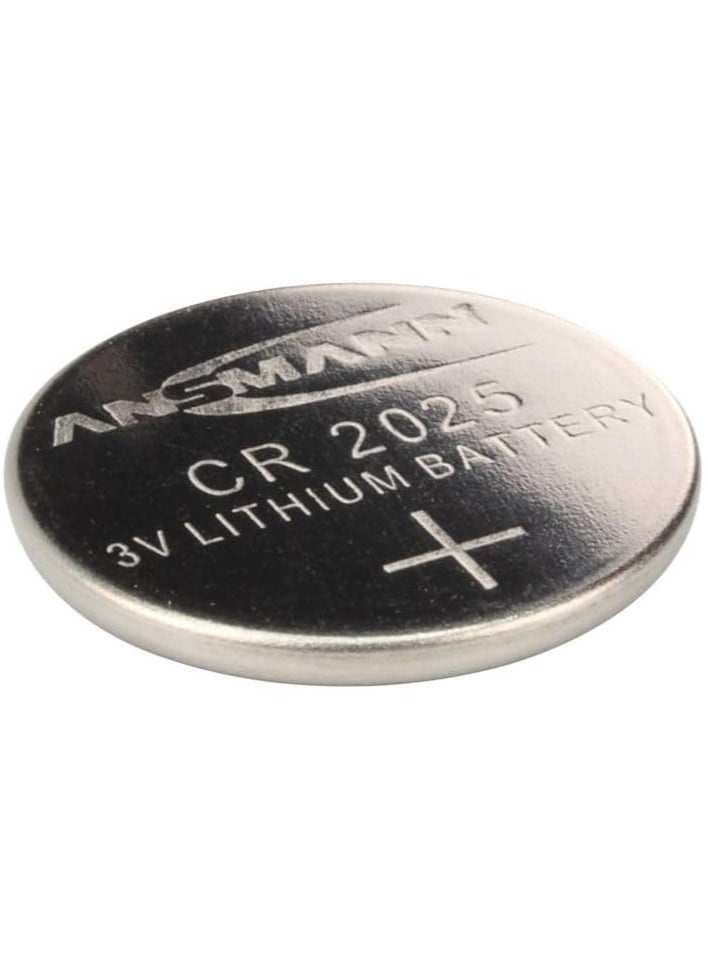 ANSMANN Ansmann CR 2025 Lithium Coin Battery 3V with Baby Proof Medical Devices Keyfob Wearables  - Image 2