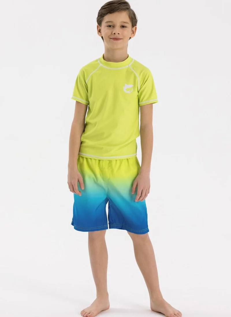 مينوتي Kids Boys  Short Sleeve Rash Top And Board Short Set