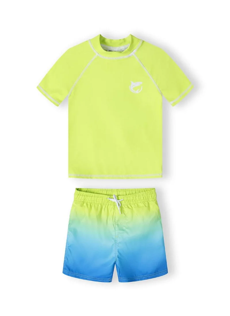 مينوتي Kids Boys  Short Sleeve Rash Top And Board Short Set
