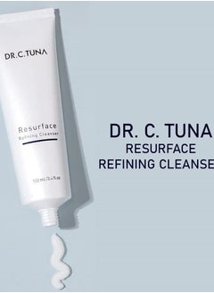 FARMASI Dr. C. Tuna Resurface Refining Cleanser, A Creamy Face Cleanser that Cleans Pores and Draws Out for All Skin Types, It Leaves Your Skin Fresh and Smooth, 3.4 fl oz / 100 ml  - Image 2