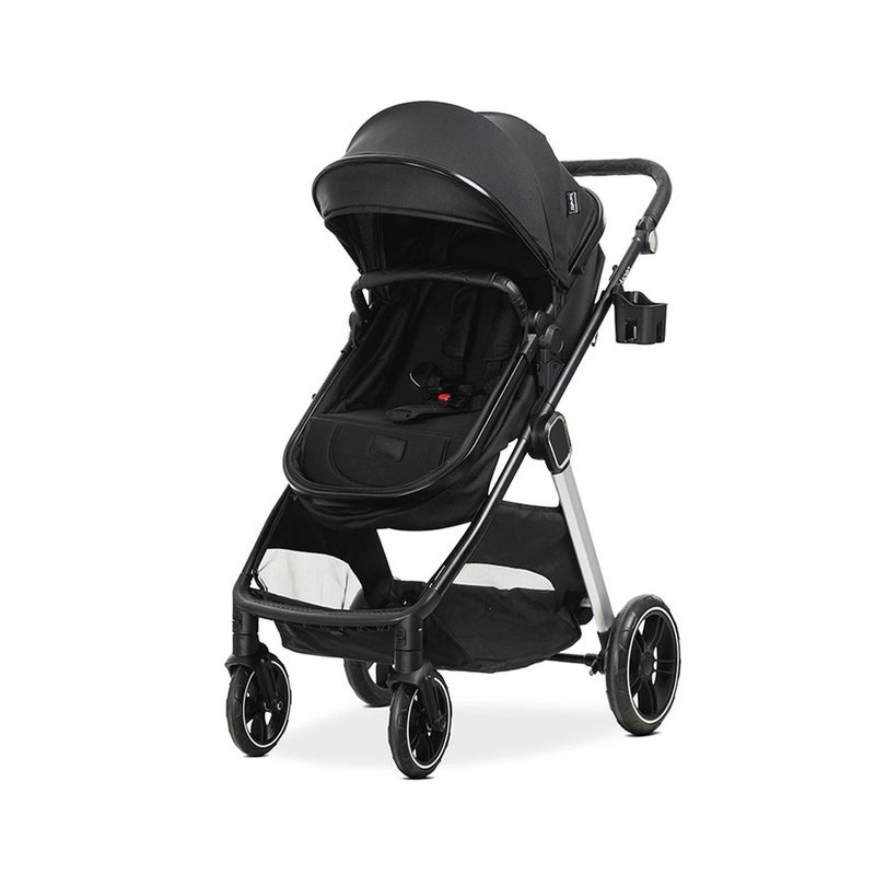 لوريلي عربة اطفال اسبين 3 في 1 مع مقاعد متغيرة وادابتور - اسود - 1002202 - Image 2