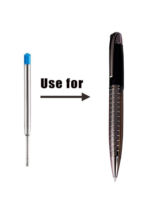 Obacle Ballpoint Pen Refills Blue 1.0Mm Medium Point Smooth Writing For Ballpoint Pens Blue Ink 3.85Inch (9.8Cm) 10 Pack (Blue) - Image 3
