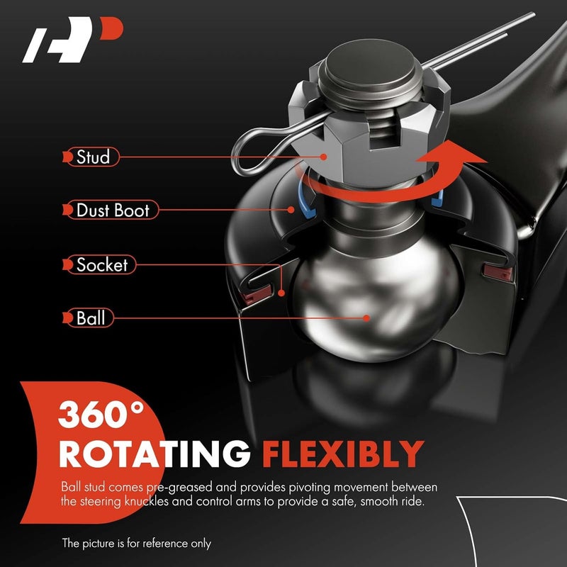 A-Premium Rear Lower Suspension Lateral Arm Set - Image 4