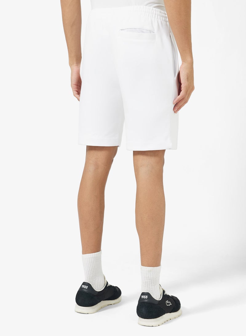 LACOSTE Regular Fit Brushed Fleece Shorts - Image 3