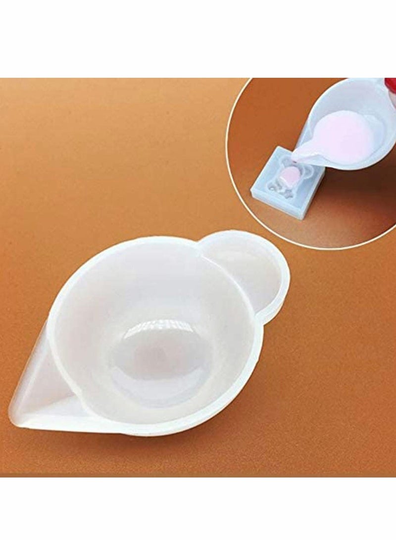 SOLARAE 3Pcs Mixing Cups for Resin Silicone Measuring Cups - Mixing Resin Stain Epoxy Paint Silicone Measuring Cups for Resin 100ml Mixing Cups Mixing Cups for Resin Silicone Measuring Cups - Image 4