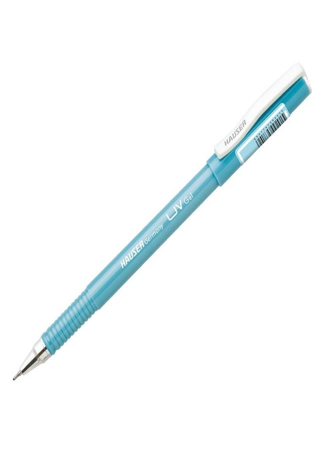 Hauser UV Gel Pen Wallet Pack | Ensures Smoothness & Durability | Waterproof Ink for Smooth & Smudge Free Writing | Blue Ink, Pack of 30 Pens - Image 3