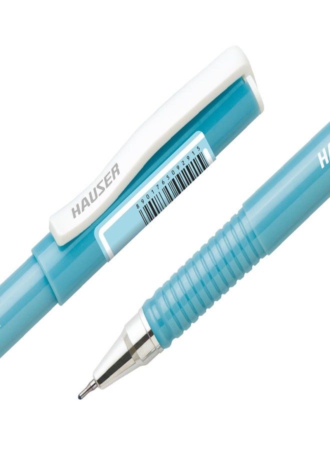 Hauser UV Gel Pen Wallet Pack | Ensures Smoothness & Durability | Waterproof Ink for Smooth & Smudge Free Writing | Blue Ink, Pack of 30 Pens - Image 4