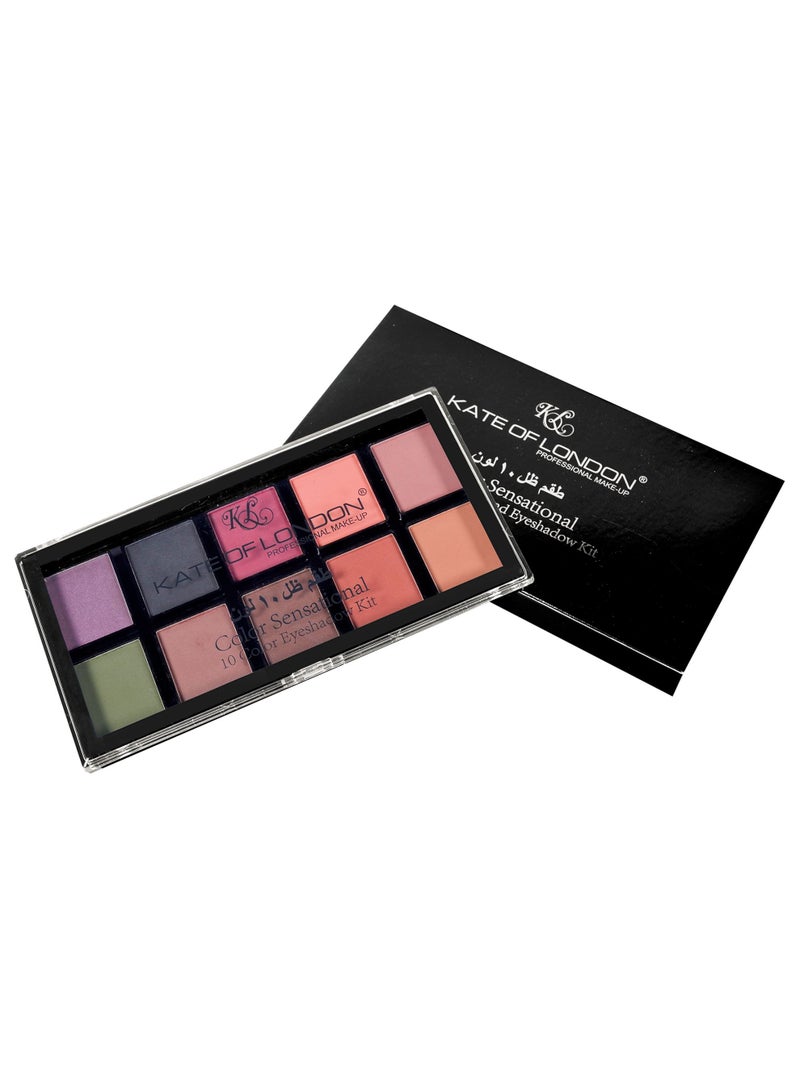 KATE OF LONDON 10 Color Sensational Diamond Eyeshadow Kit  - Image 3