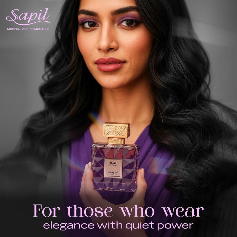 sapil عطر سابيل إكسير دبي 100 مل - عطر كهرماني فاخر بأسعار معقولة - Image 5