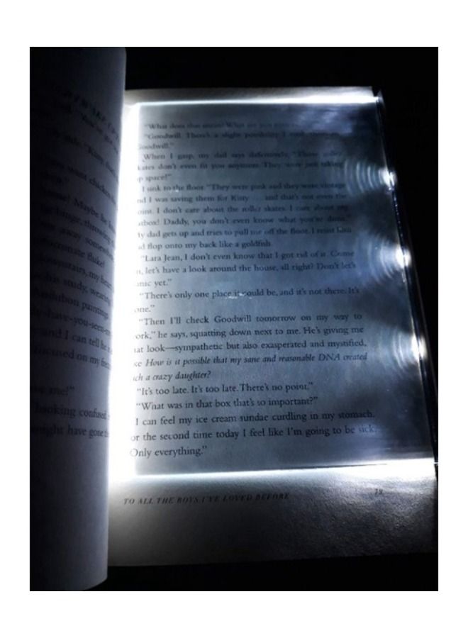 LED Reading Light Wedge Panel Book - Image 1