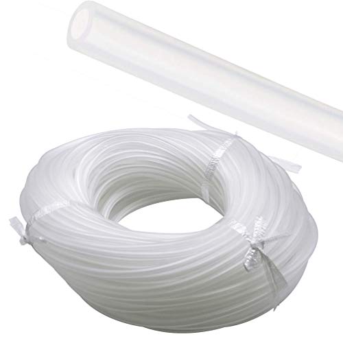 NACX 164Ft Aquarium Airline Tubing, Soft Air Pump Hose for Fish Tank, 4mm ID, 6mm OD, 50M Long Flexible Clear - Image 1